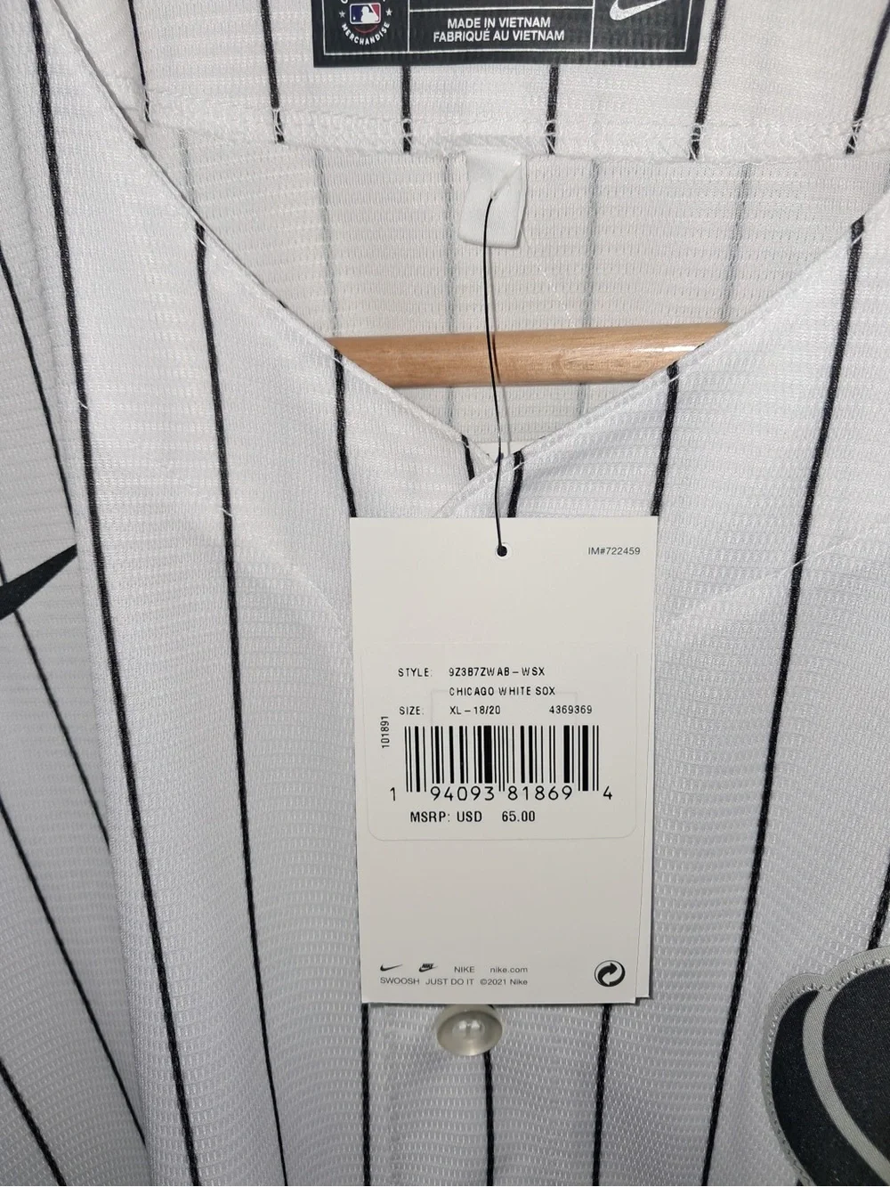 Chicago White Sox Nike MLB youth jersey XL